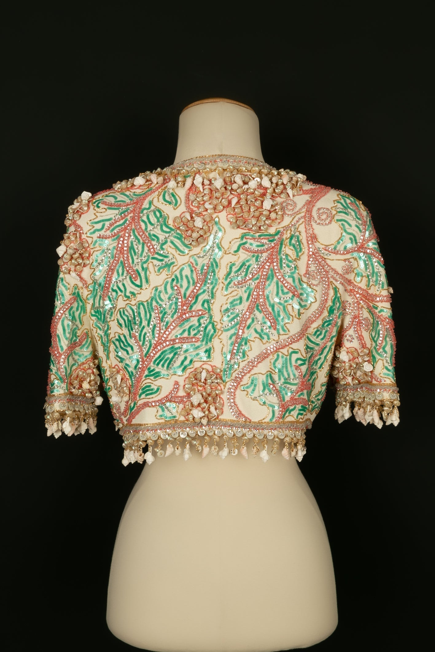 Veste bolÃƒÆ’Ã‚Â©ro "coquillages" Valentino