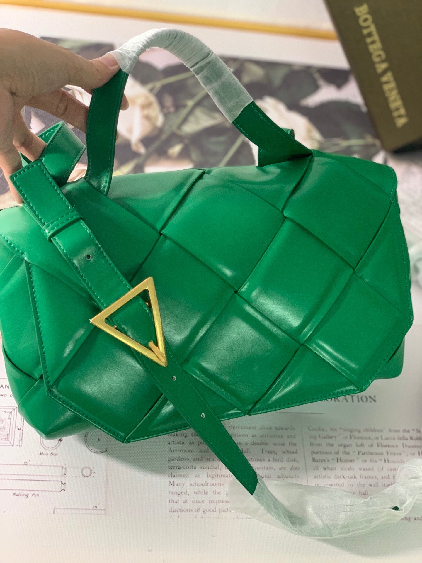 GLAMI Handle Bag Green, For Women, Bags 11.4in/29cm