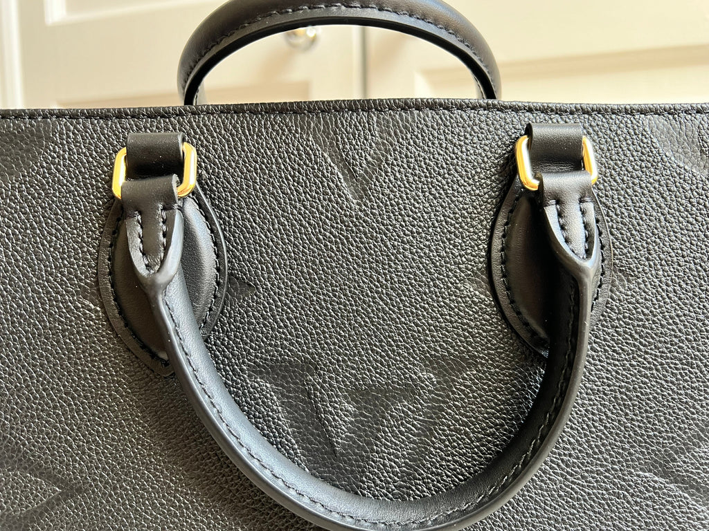 Louis Vuitton On the Go Black PM Empreinte (RRP £2,420)