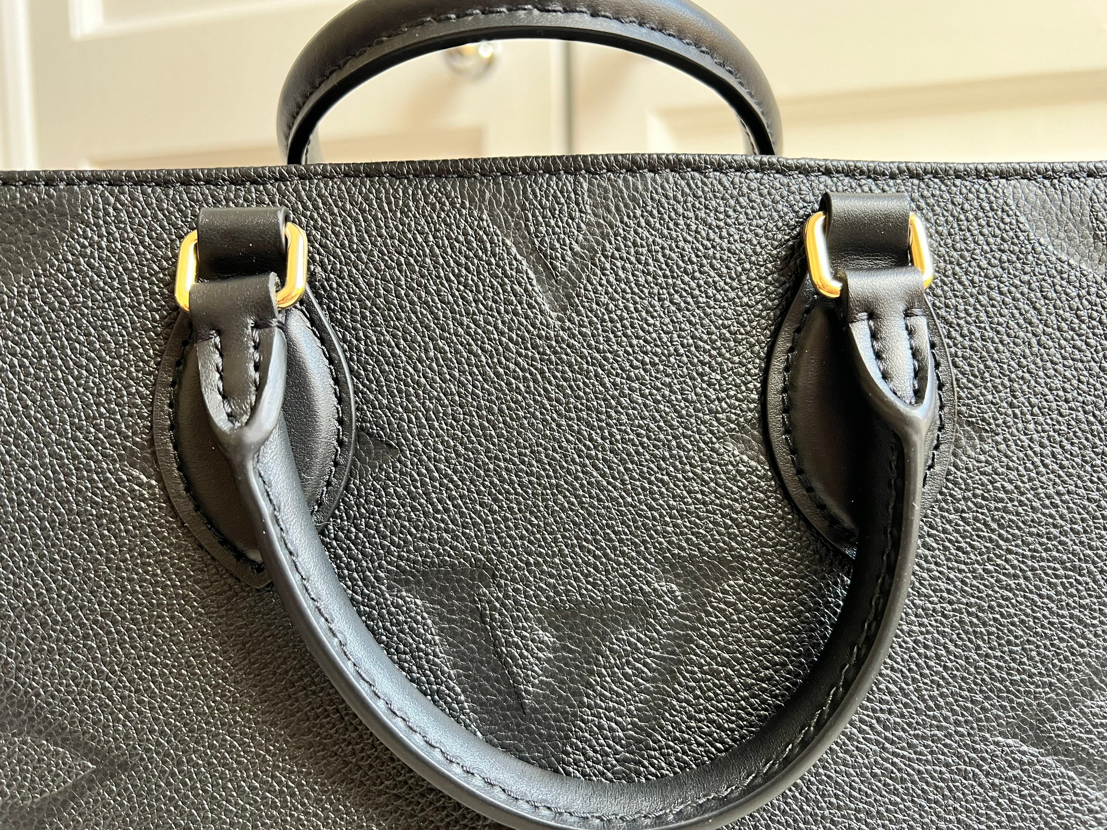 Louis Vuitton On the Go Black PM Empreinte (RRP £2,420)