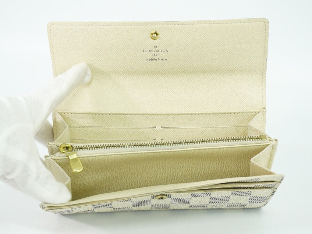 Louis Vuitton Portefeuille Sarah  Canvas Wallet