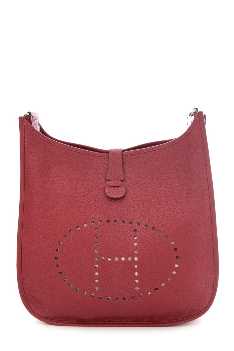 HermÃƒÆ’Ã‚Â¨s Red Evelyne Handbag GM