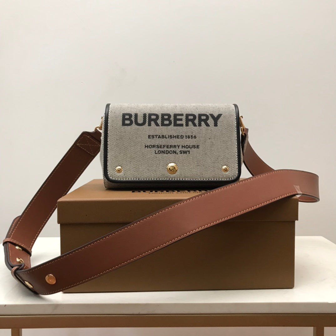 GLAMI Horseferry Print Cotton Canvas Small Crossbody Bag For Women, Bags 7.1in/18cm 80398691