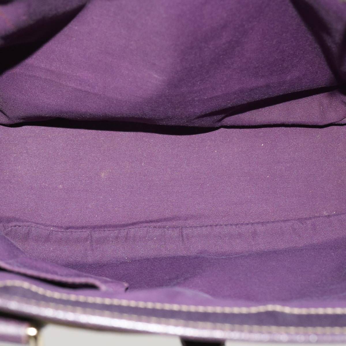 GUCCI GG Canvas Jackie Tote Bag Beige Purple 49056