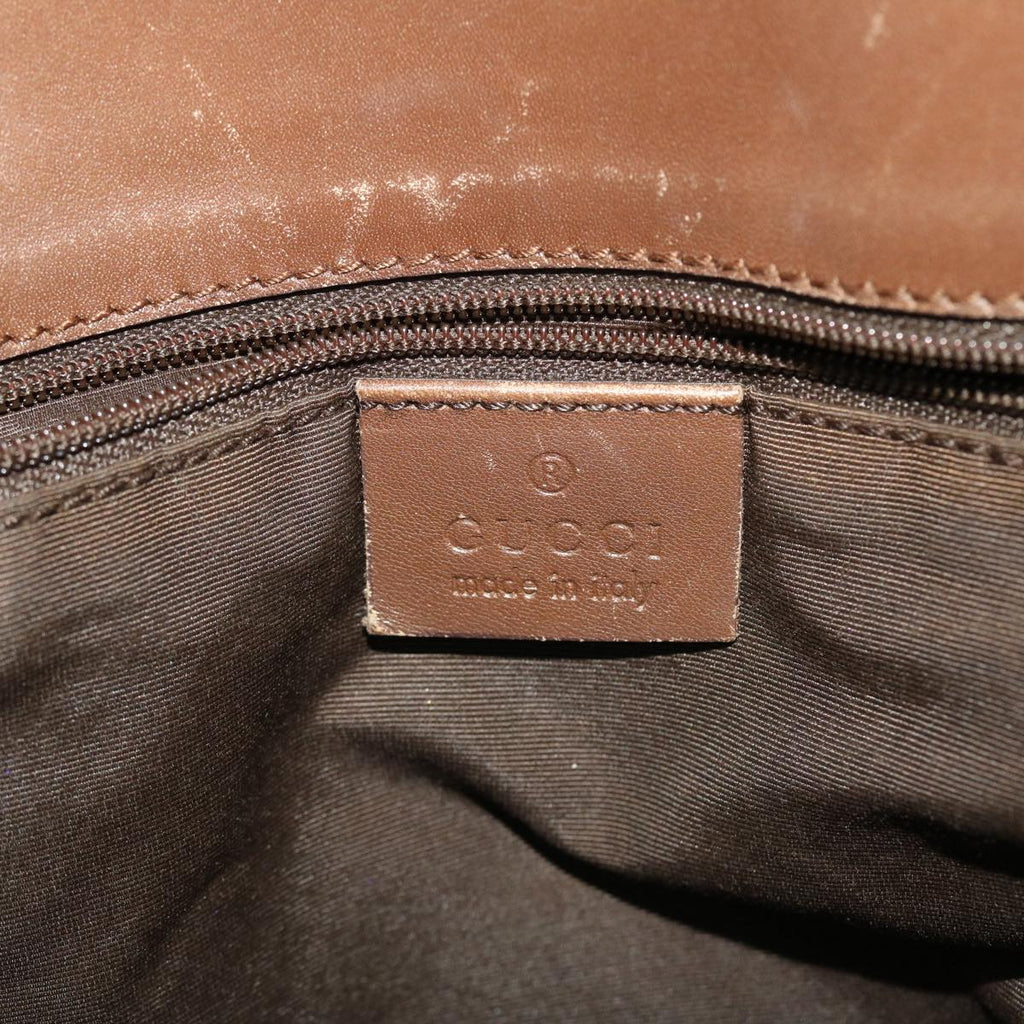 GUCCI GG Canvas Tote Bag Brown 49057