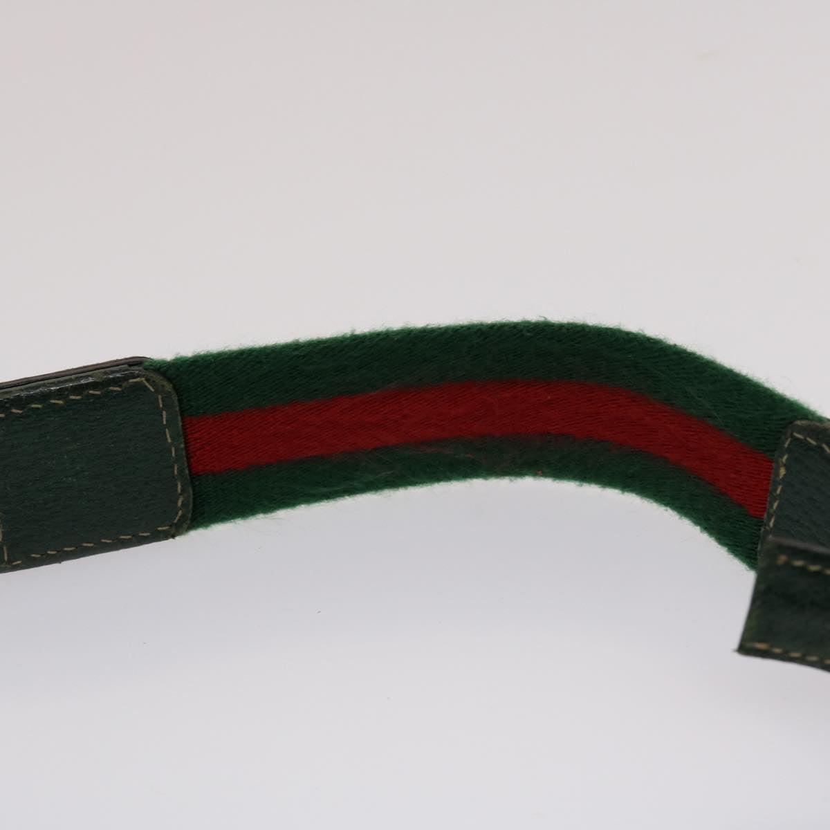 GUCCI GG Canvas Web Sherry Line Shoulder Bag Beige Green Red 49067