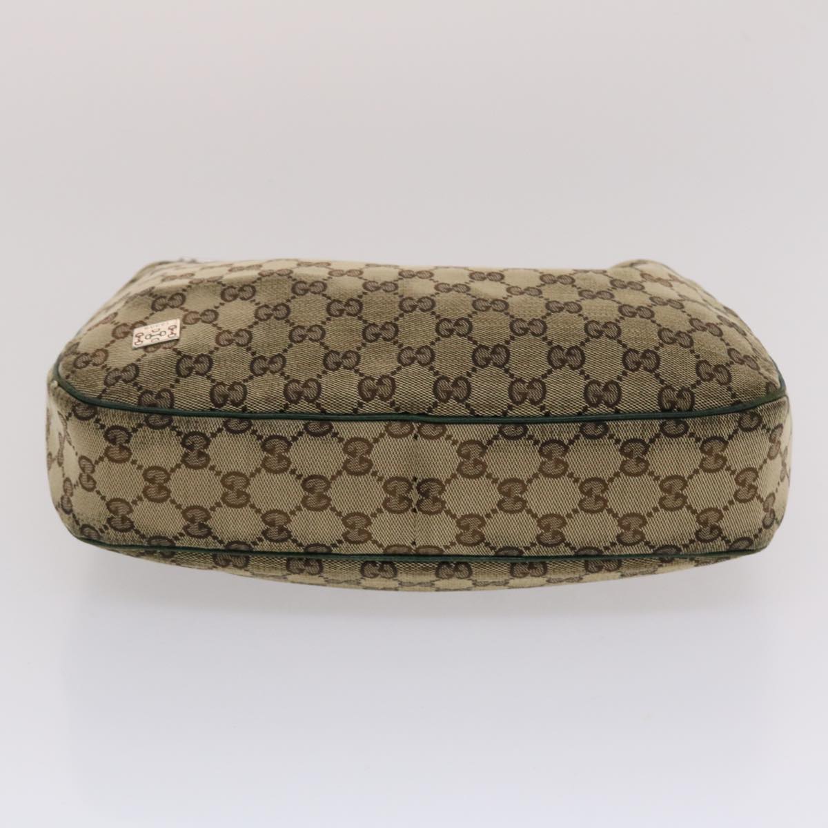 GUCCI GG Canvas Web Sherry Line Shoulder Bag Beige Green Red 49067