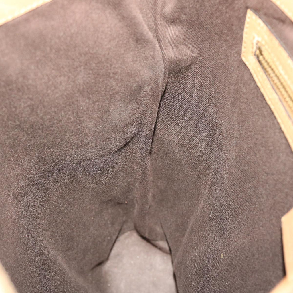 GUCCI GG Canvas Shoulder Bag Brown 109097 49074