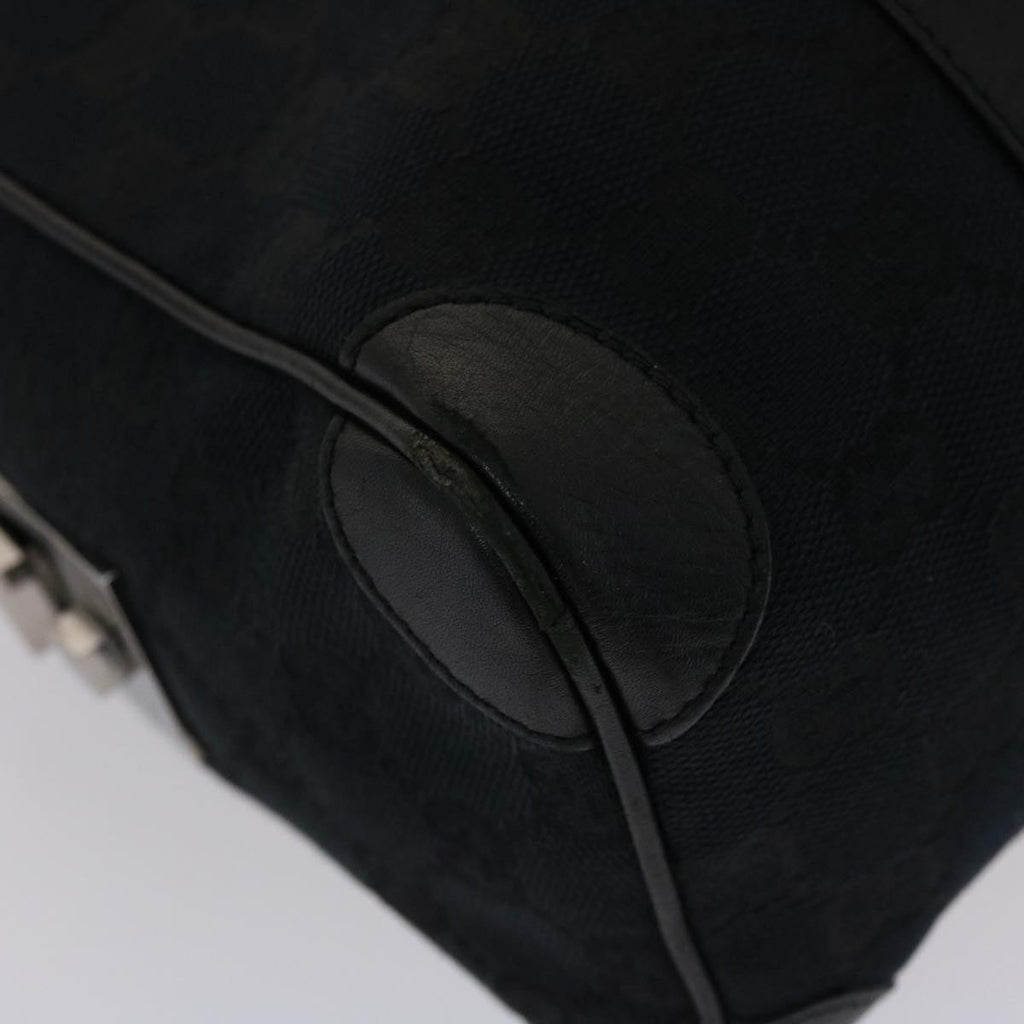 GUCCI GG Canvas Hand Bag Black 49079