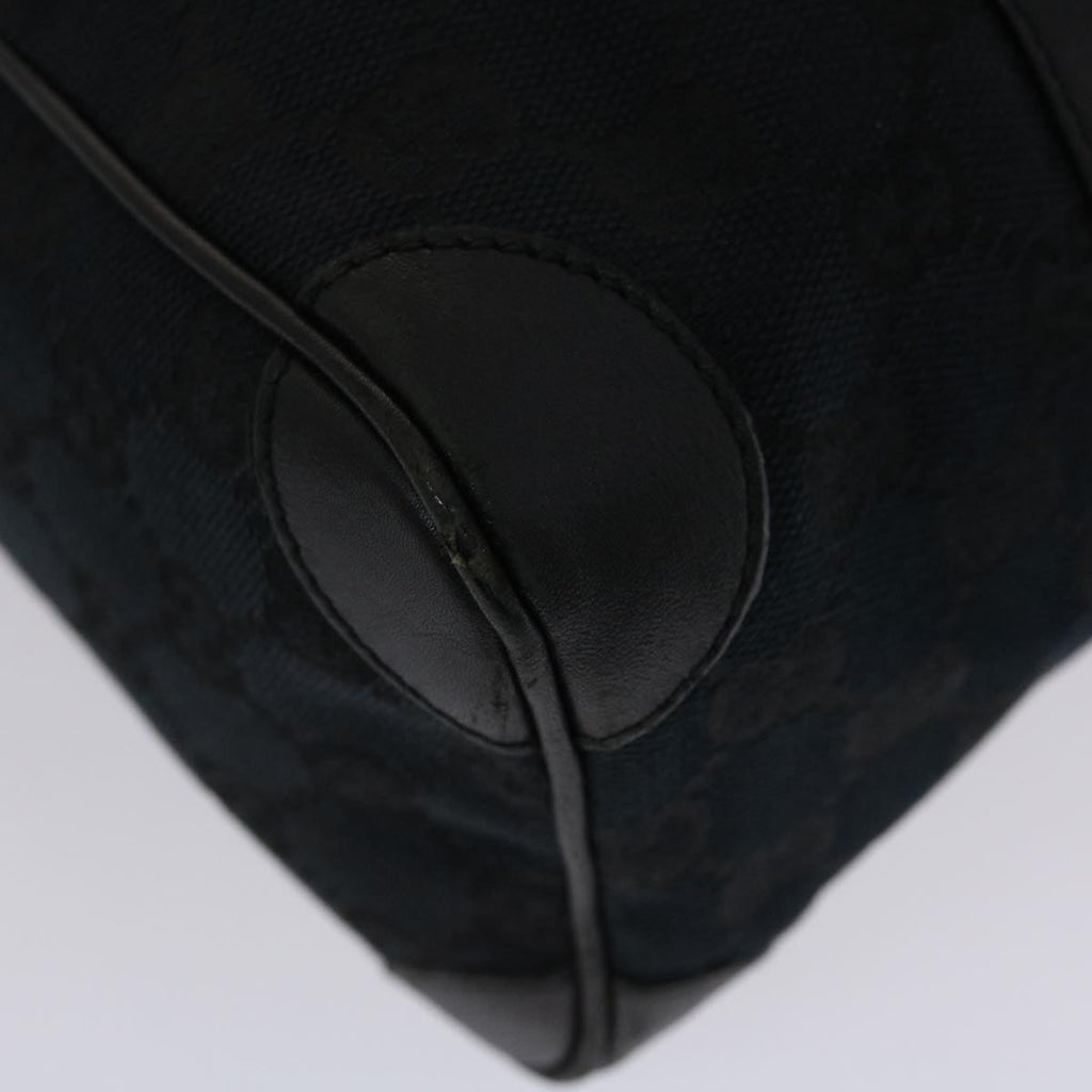 GUCCI GG Canvas Hand Bag Black 49079