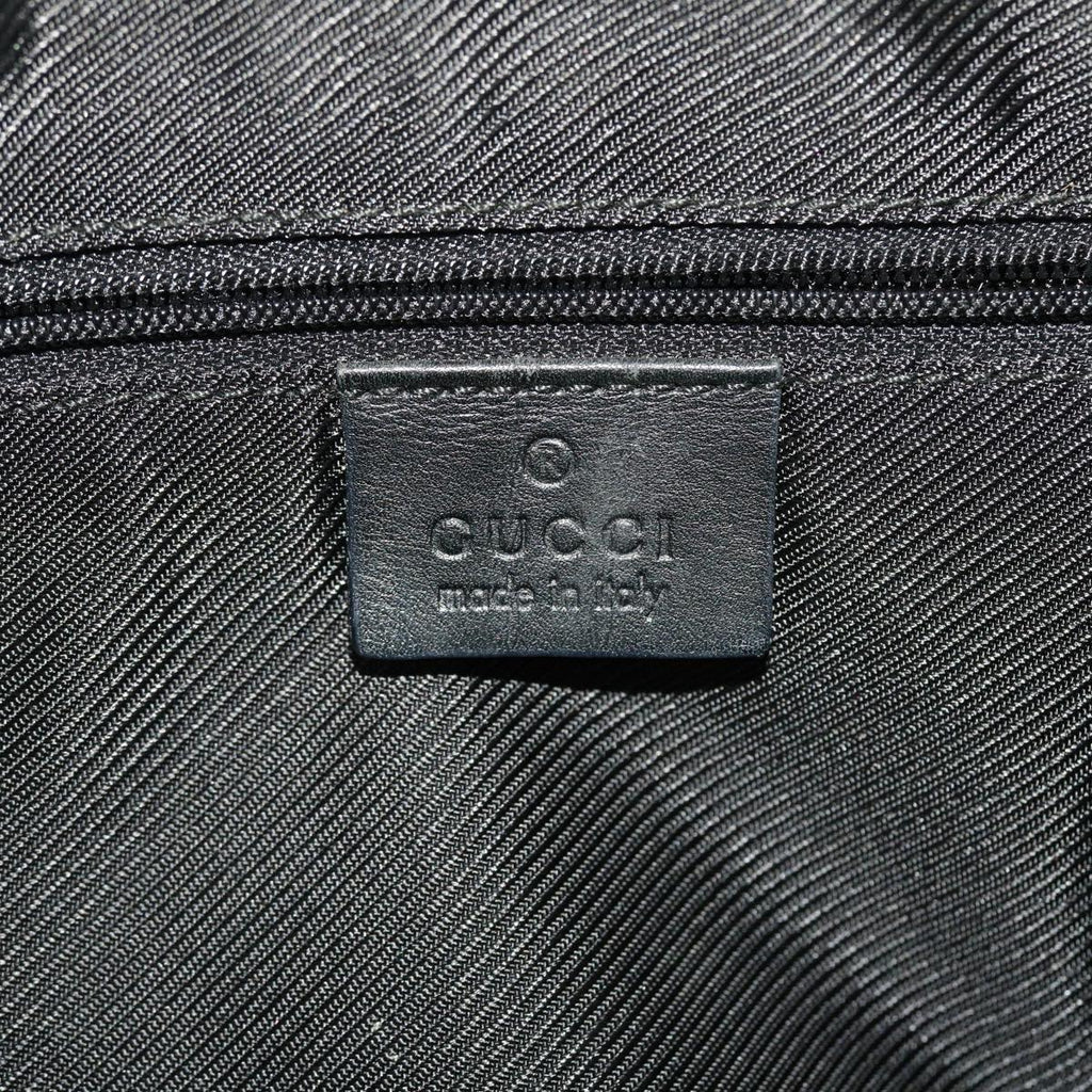 GUCCI GG Canvas Hand Bag Black 49079