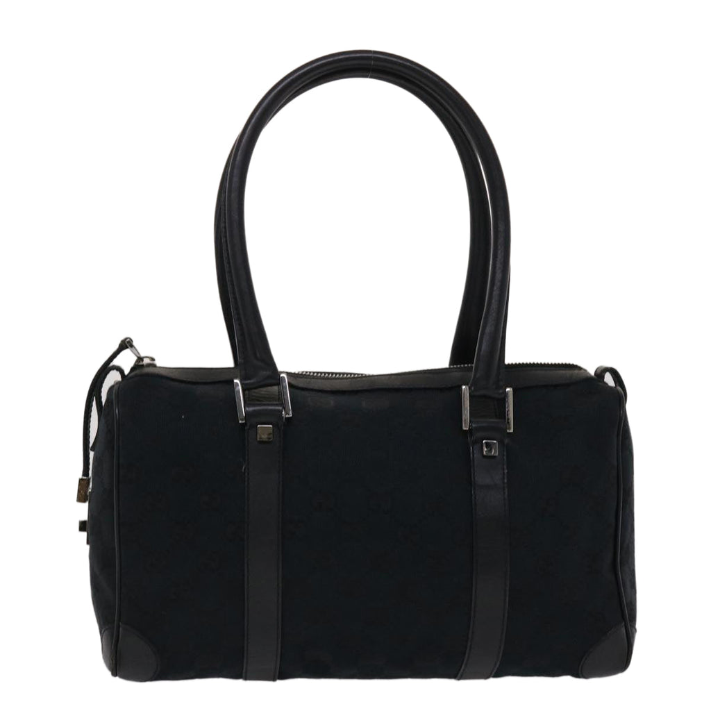 GUCCI GG Canvas Hand Bag Black 49079