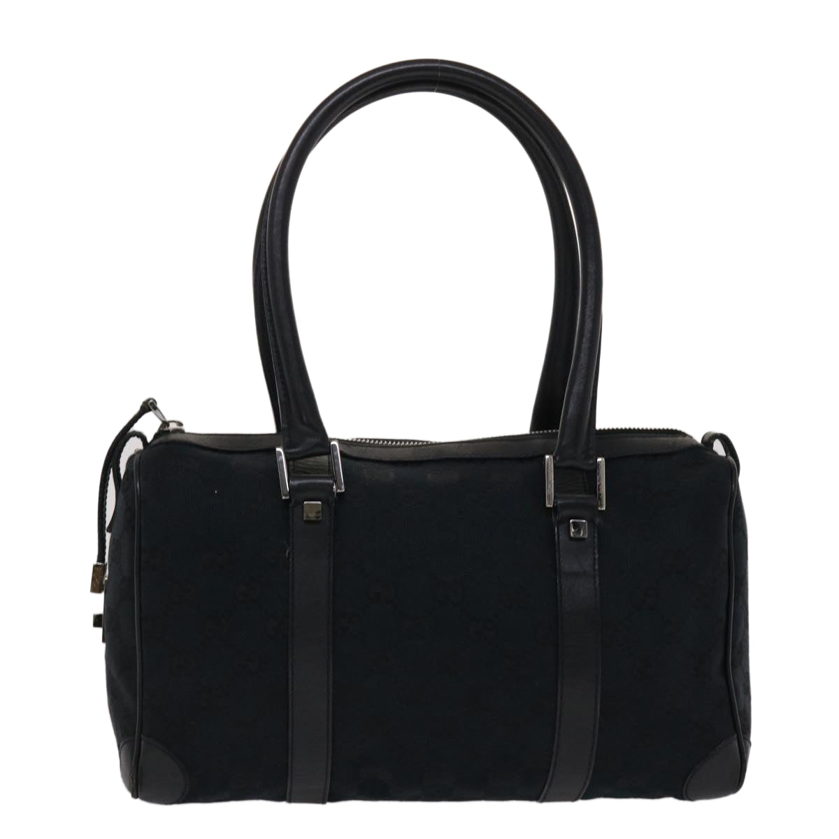 GUCCI GG Canvas Hand Bag Black 49079