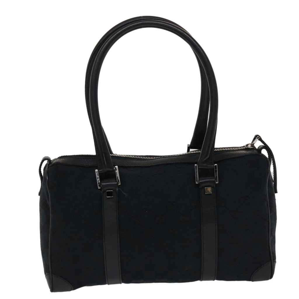 GUCCI GG Canvas Hand Bag Black 49079