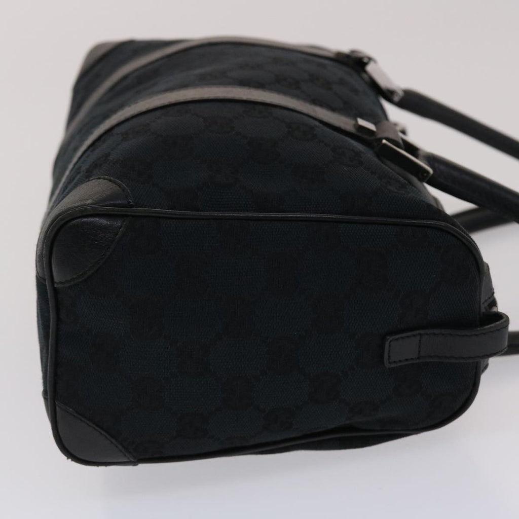 GUCCI GG Canvas Hand Bag Black 49079