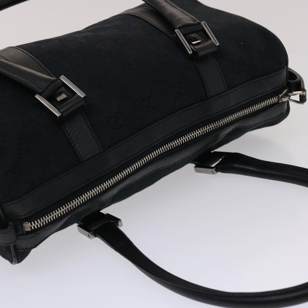 GUCCI GG Canvas Hand Bag Black 49079