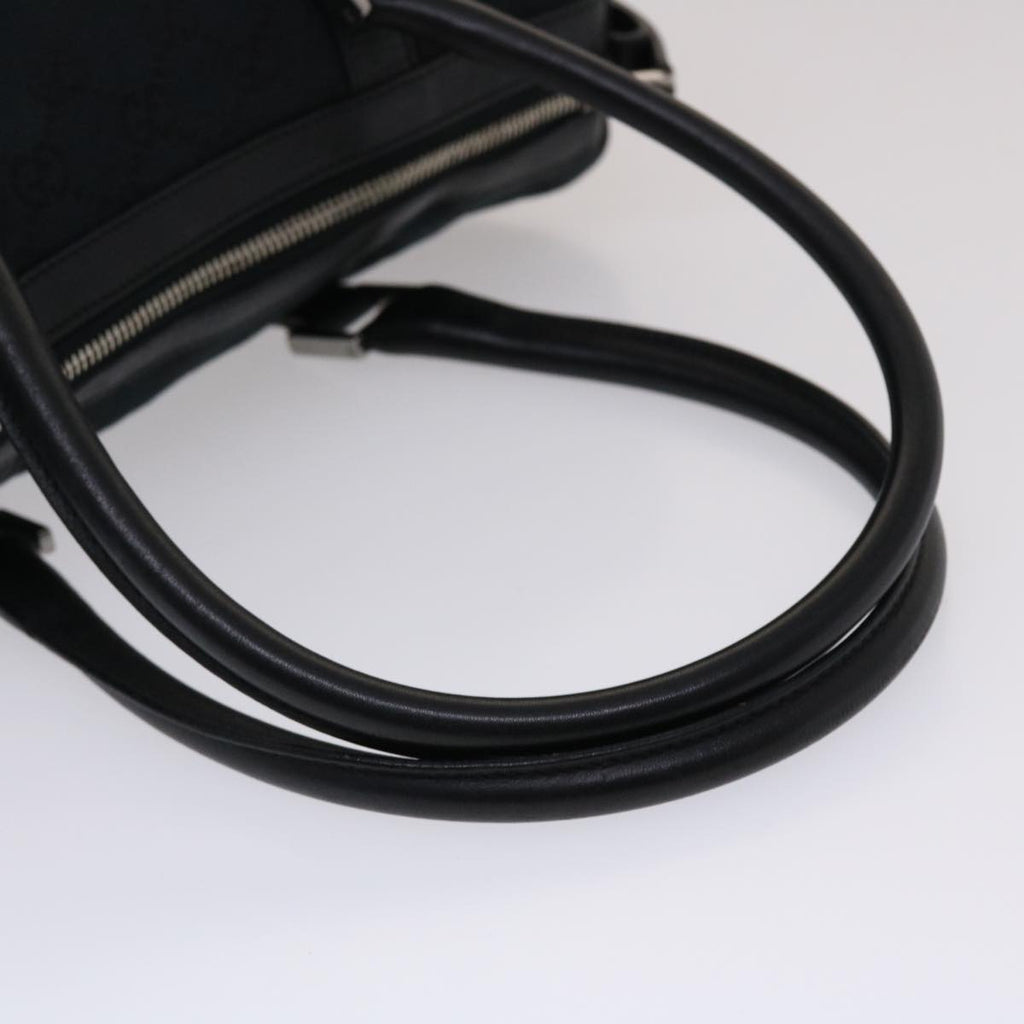 GUCCI GG Canvas Hand Bag Black 49079