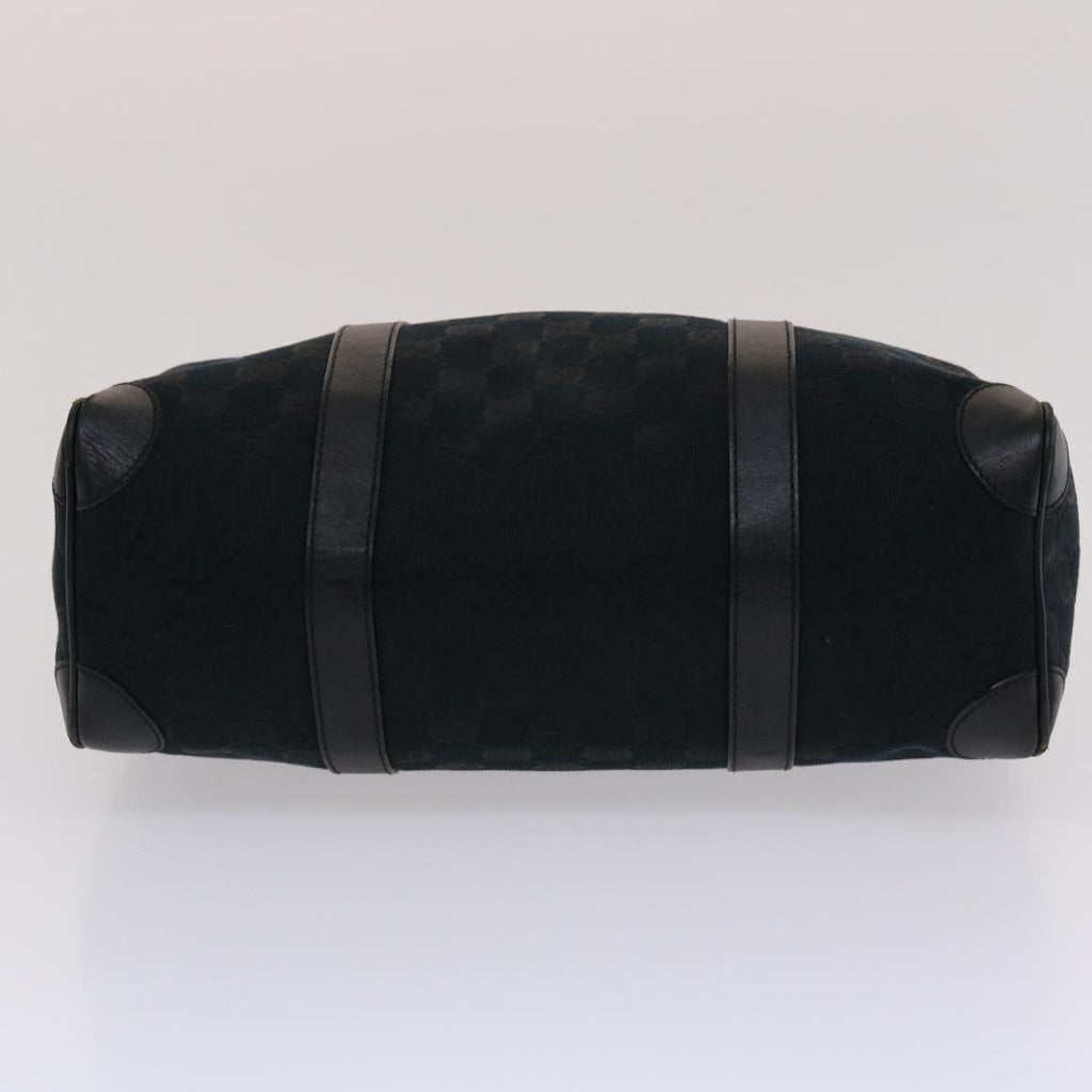 GUCCI GG Canvas Hand Bag Black 49079