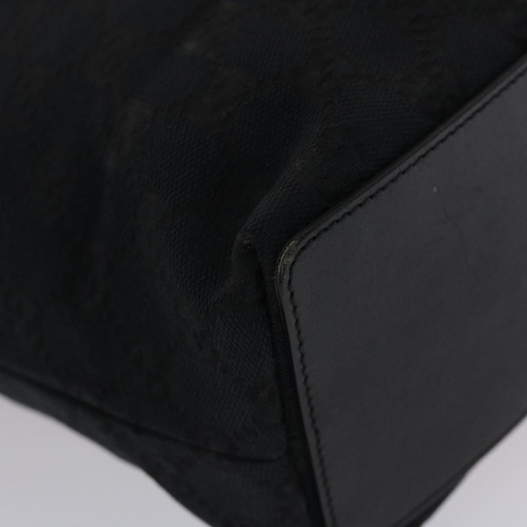 GUCCI GG Canvas Hand Bag Black 49083