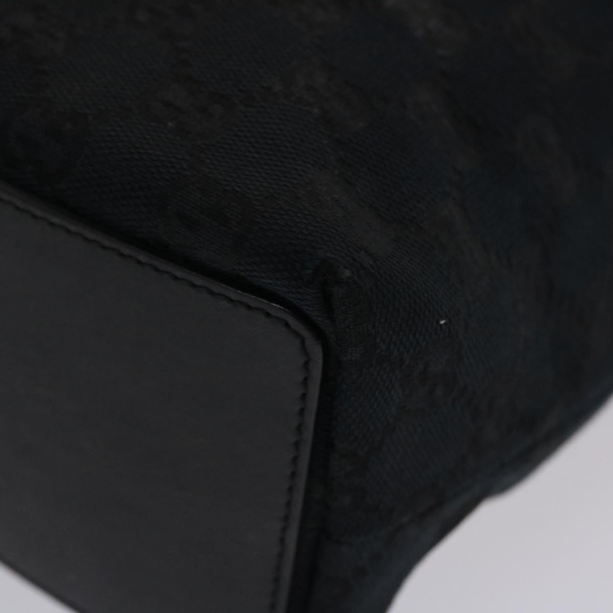 GUCCI GG Canvas Hand Bag Black 49083