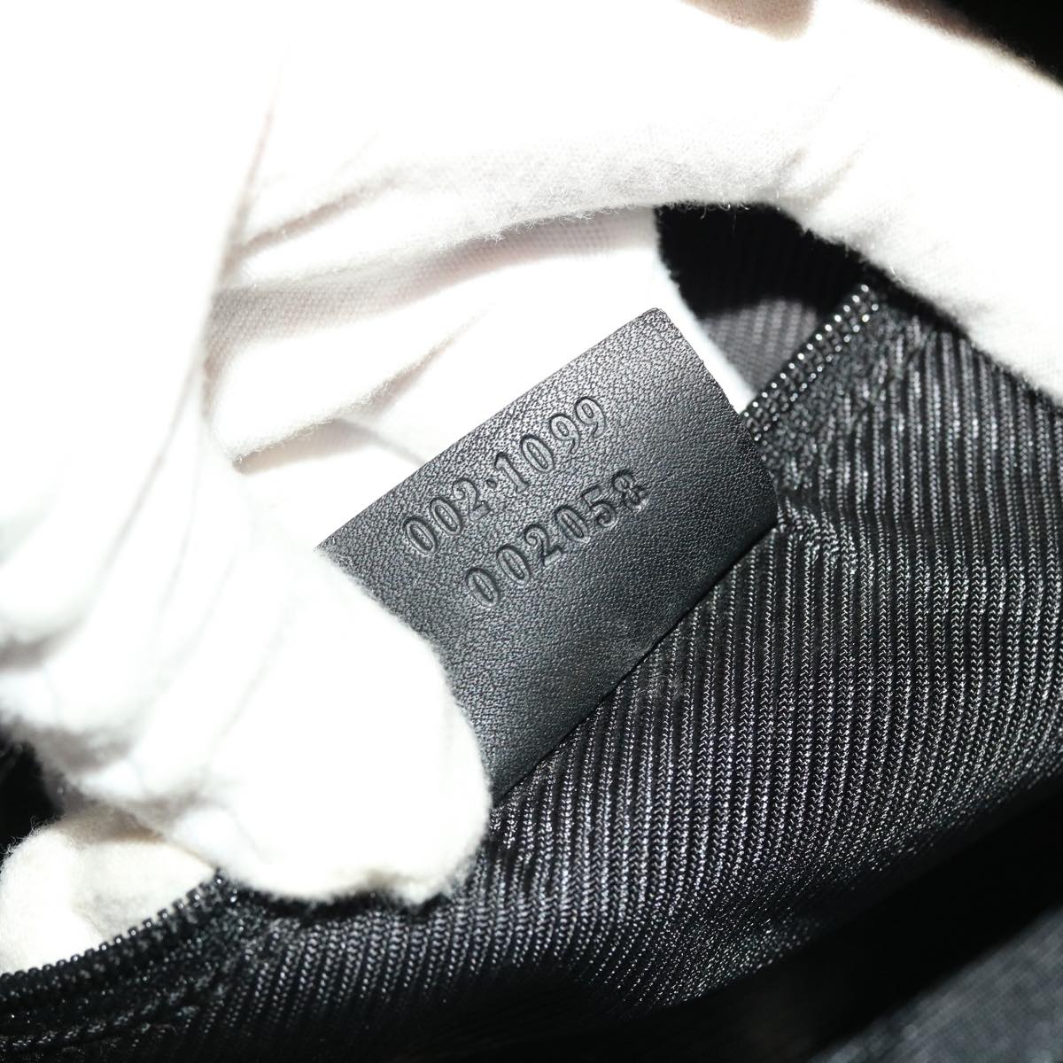 GUCCI GG Canvas Hand Bag Black 49083