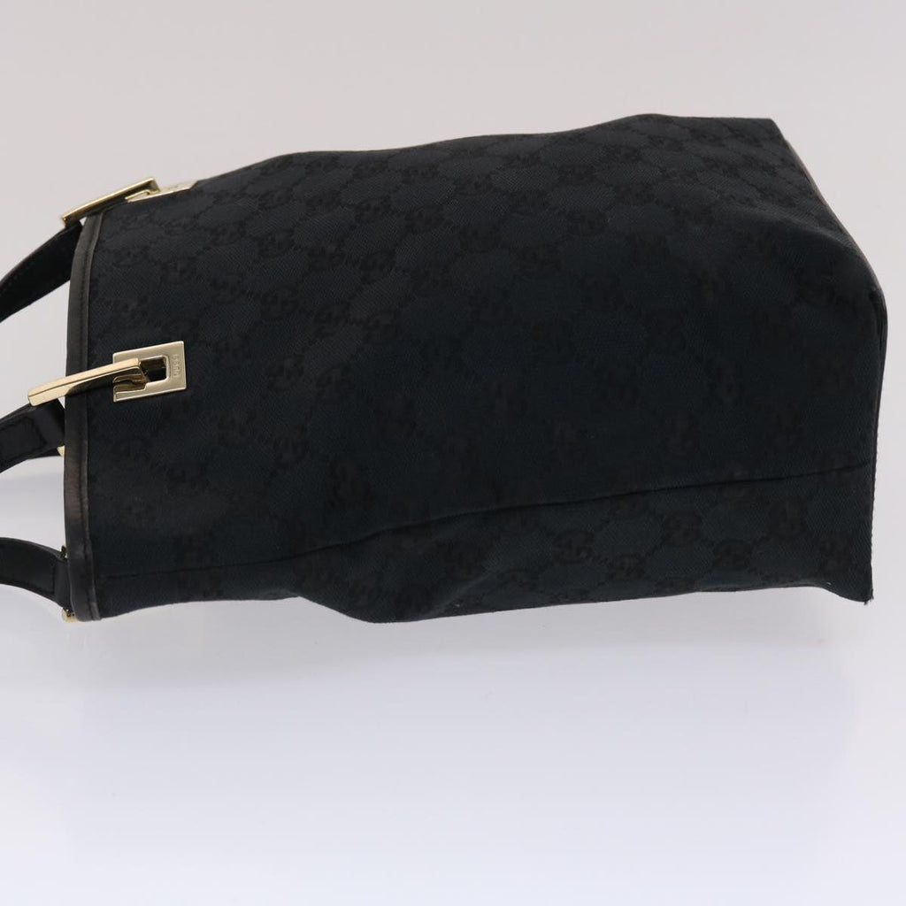 GUCCI GG Canvas Hand Bag Black 49083