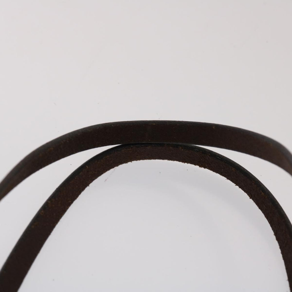 FENDI Zucchino Canvas Hand Bag Coated Canvas Brown 49107