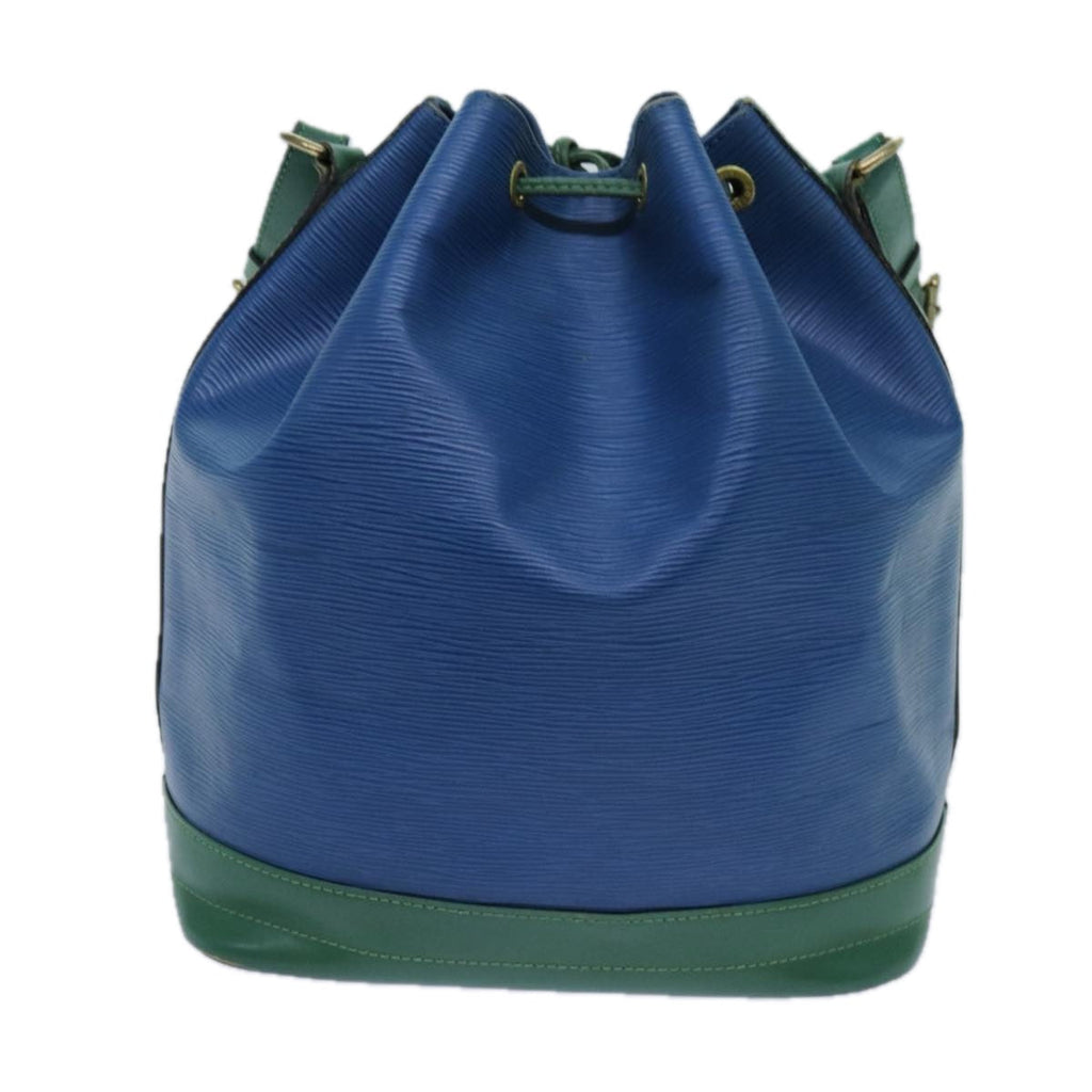 Louis Vuitton Epi Noe Shoulder Bag Bicolor Green Blue