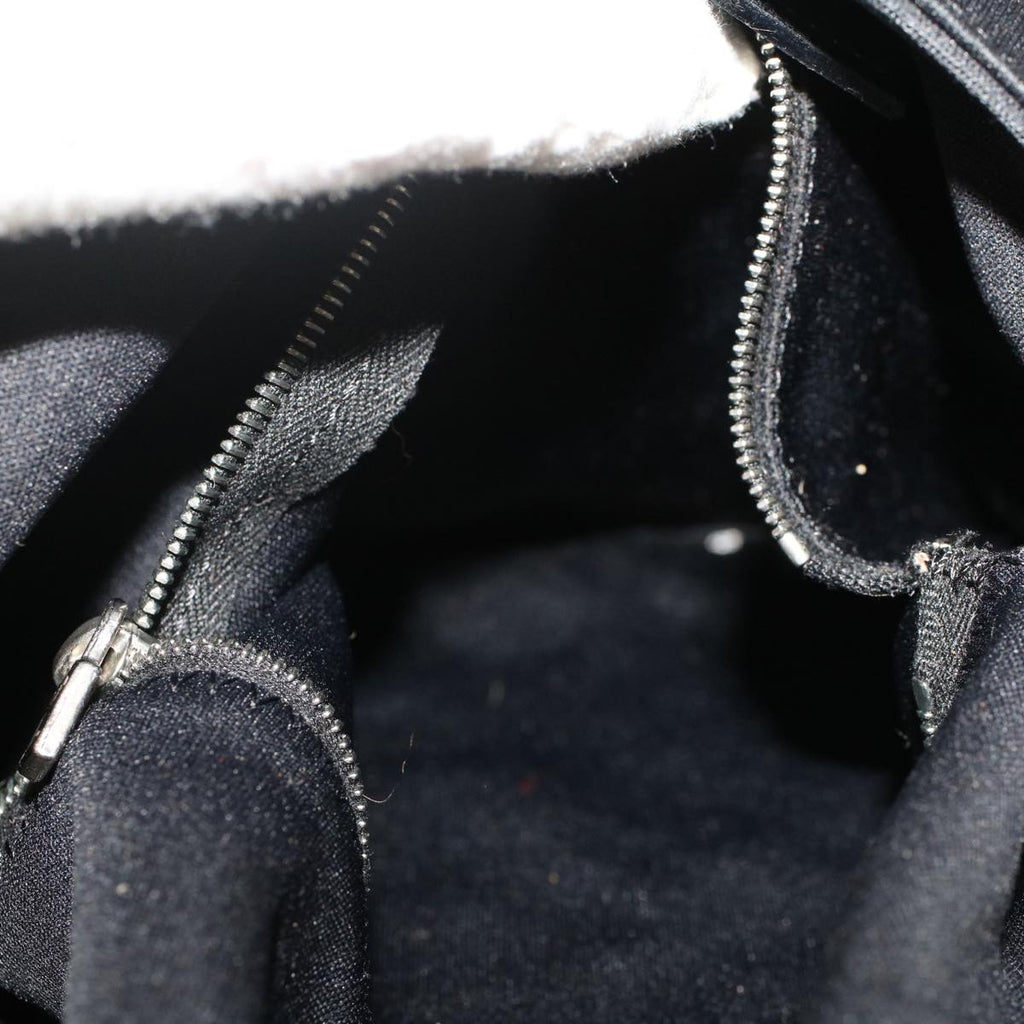 FENDI Mamma Baguette Shoulder Bag Nylon Black 49277