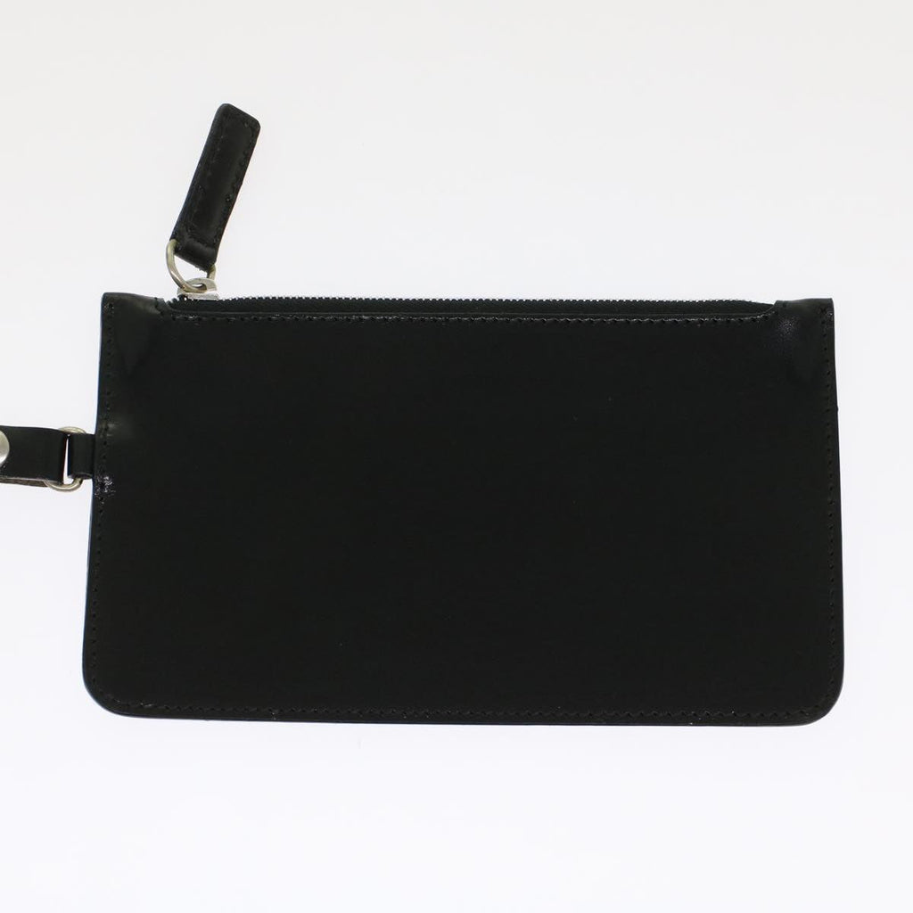 FENDI Zucchino Canvas Tote Bag Nylon Leather Black 49283