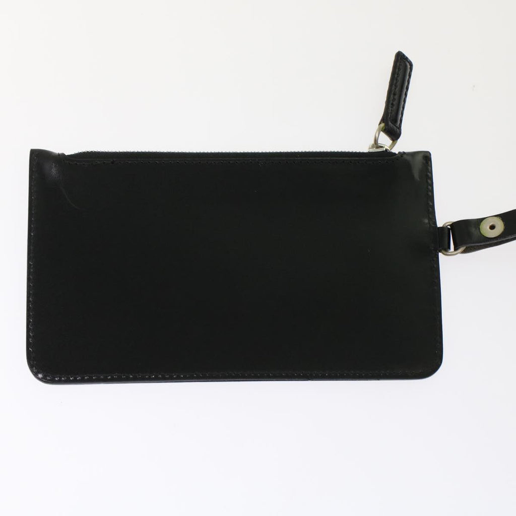 FENDI Zucchino Canvas Tote Bag Nylon Leather Black 49283