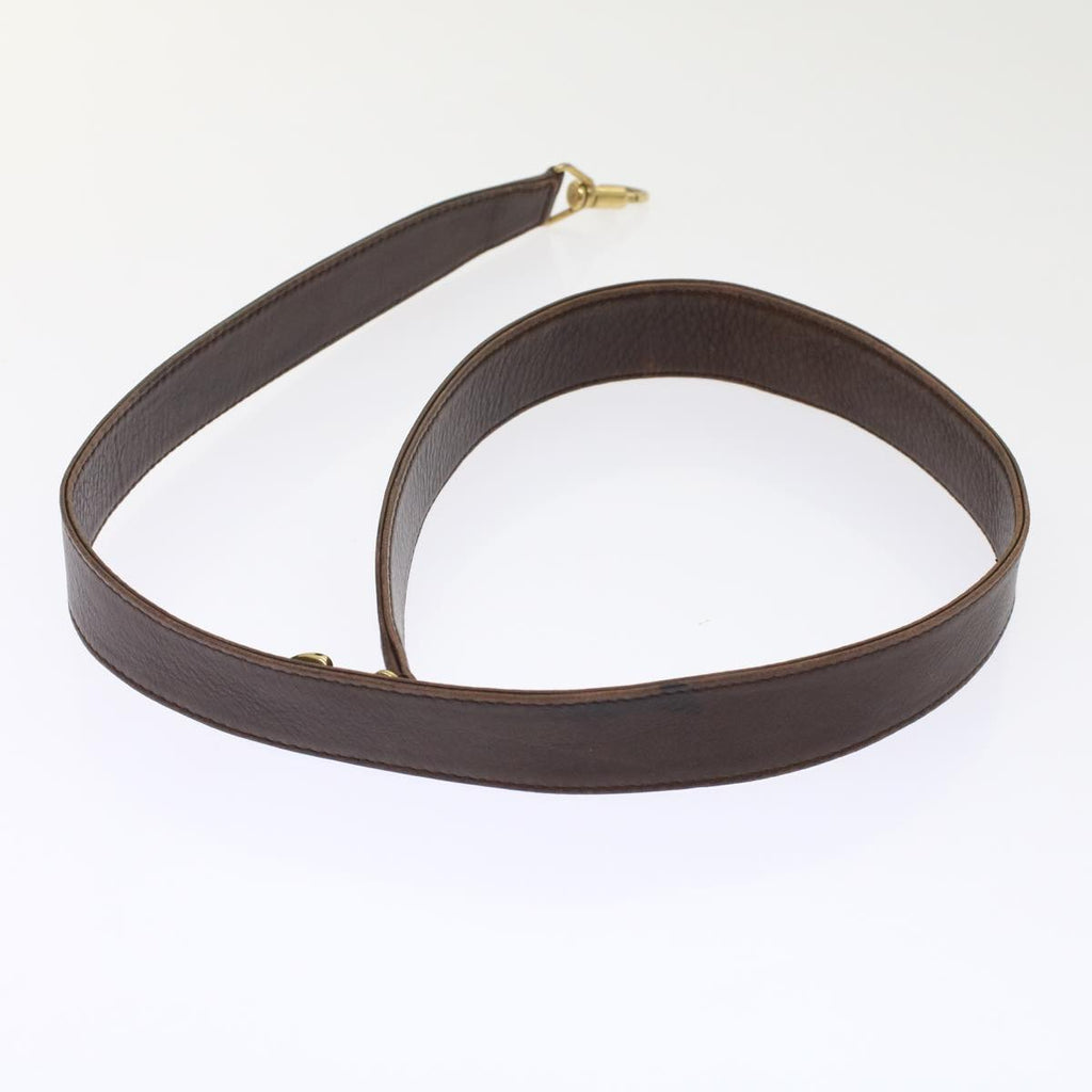 GUCCI Bamboo Hand Bag Leather 2way Brown 49284