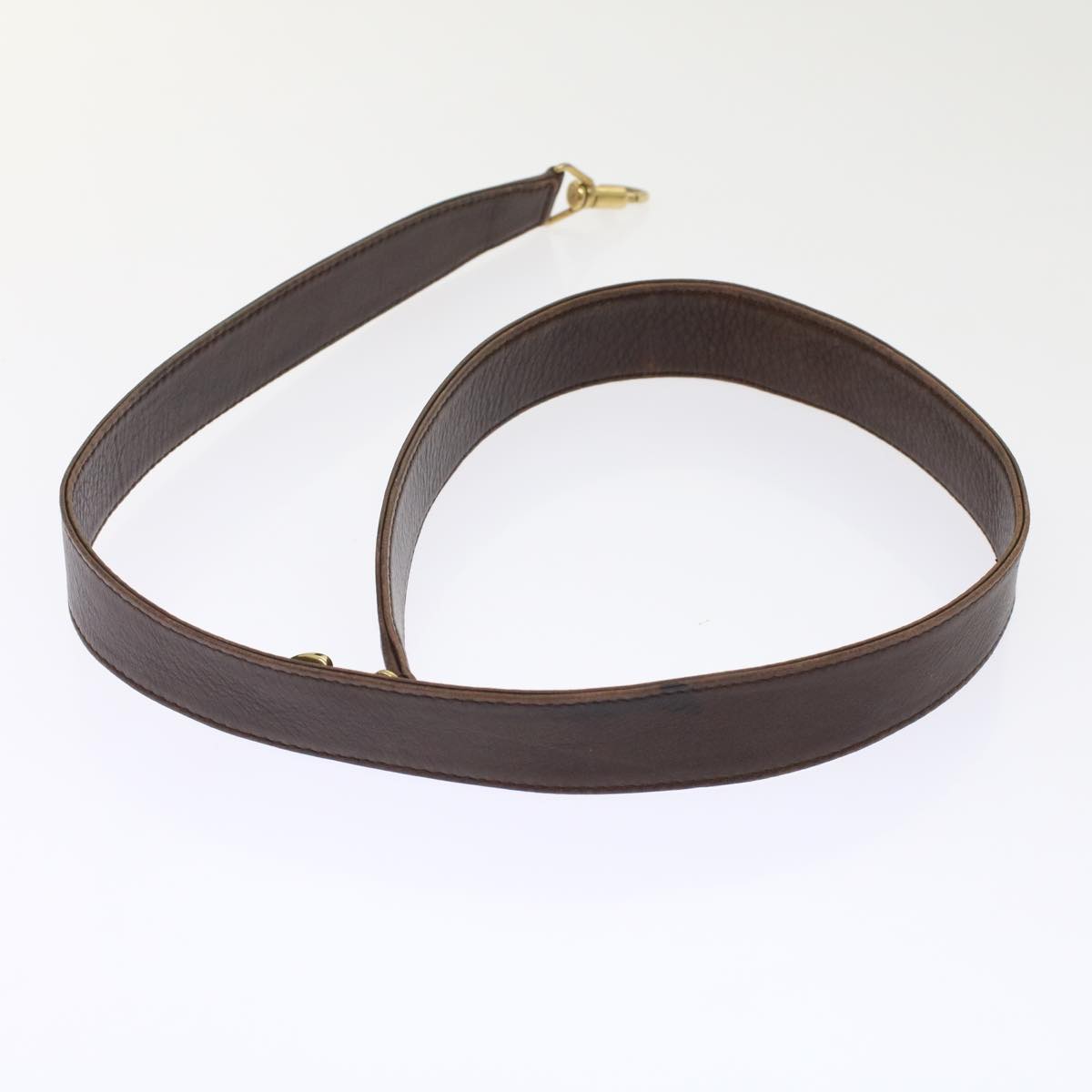 GUCCI Bamboo Hand Bag Leather 2way Brown 49284