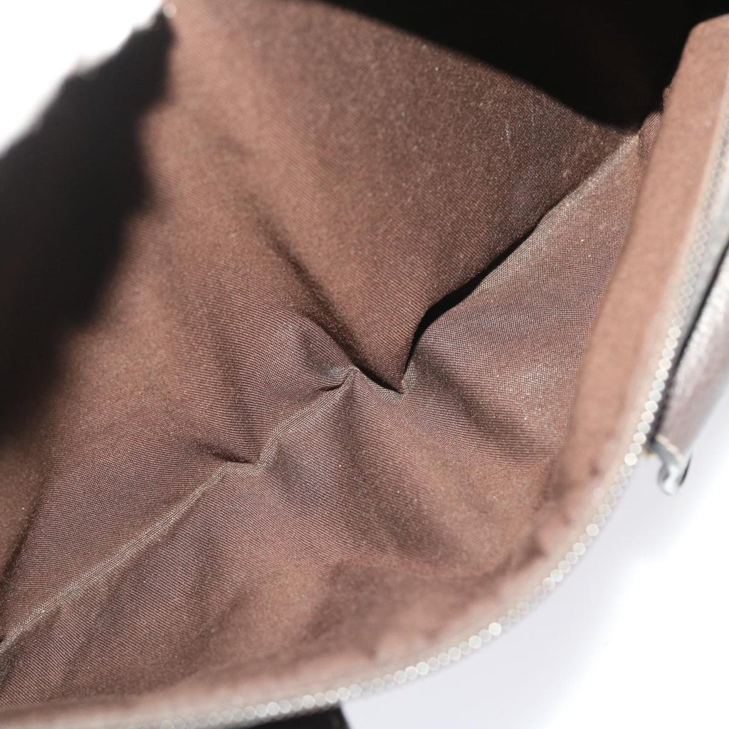 GUCCI GG Canvas Tote Bag Coated Canvas Beige Dark Brown 268639 49291