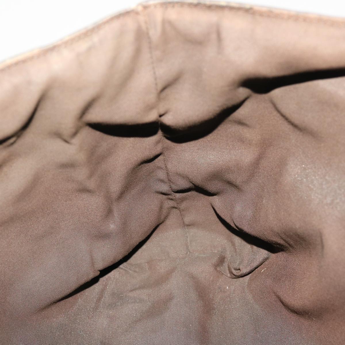 GUCCI GG Canvas Tote Bag Coated Canvas Beige Dark Brown 268639 49291