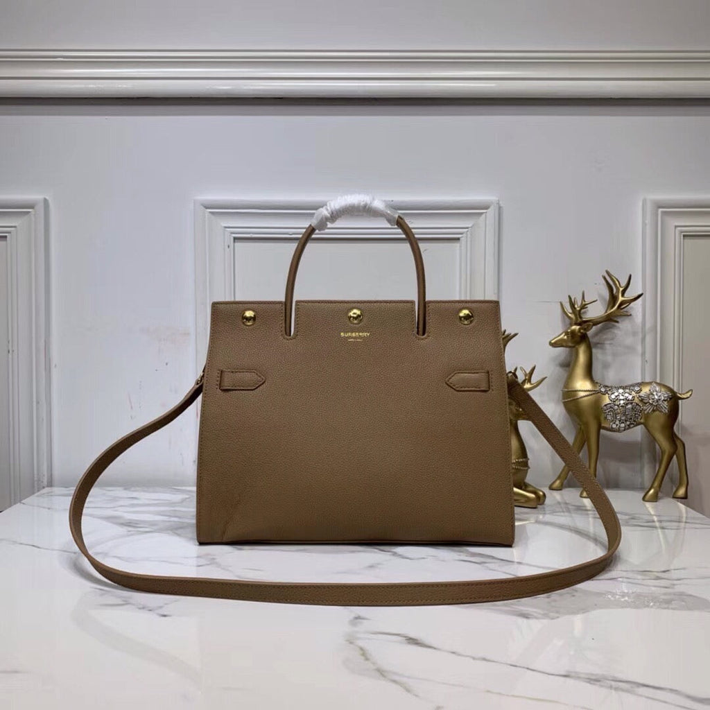 GLAMI Small Title Bag With Pocket Detail Brown For Women, Bags 11.8in/30cm