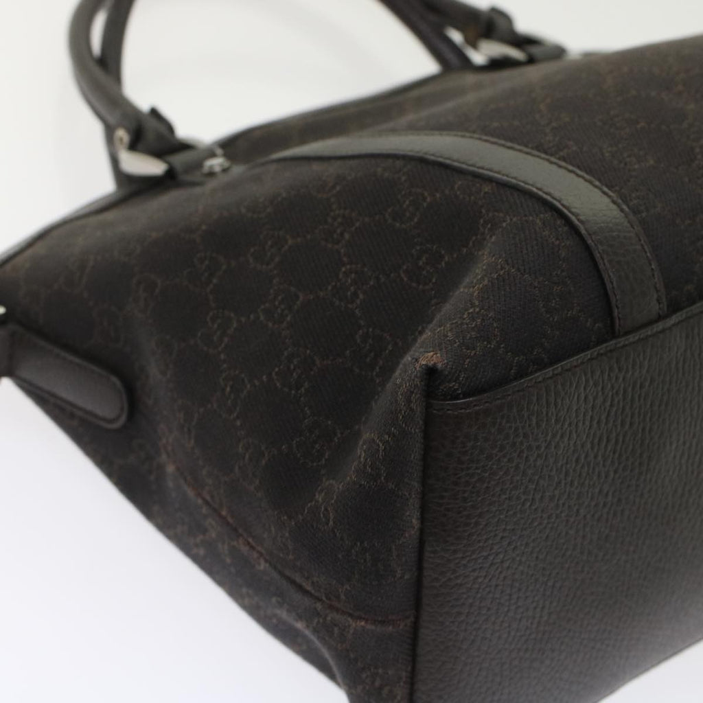 GUCCI GG Canvas Hand Bag 2way Brown 49293