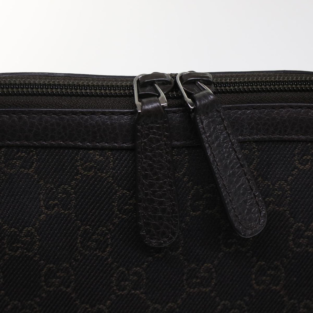 GUCCI GG Canvas Hand Bag 2way Brown 49293