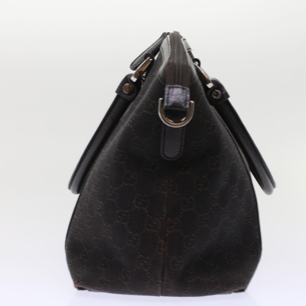 GUCCI GG Canvas Hand Bag 2way Brown 49293