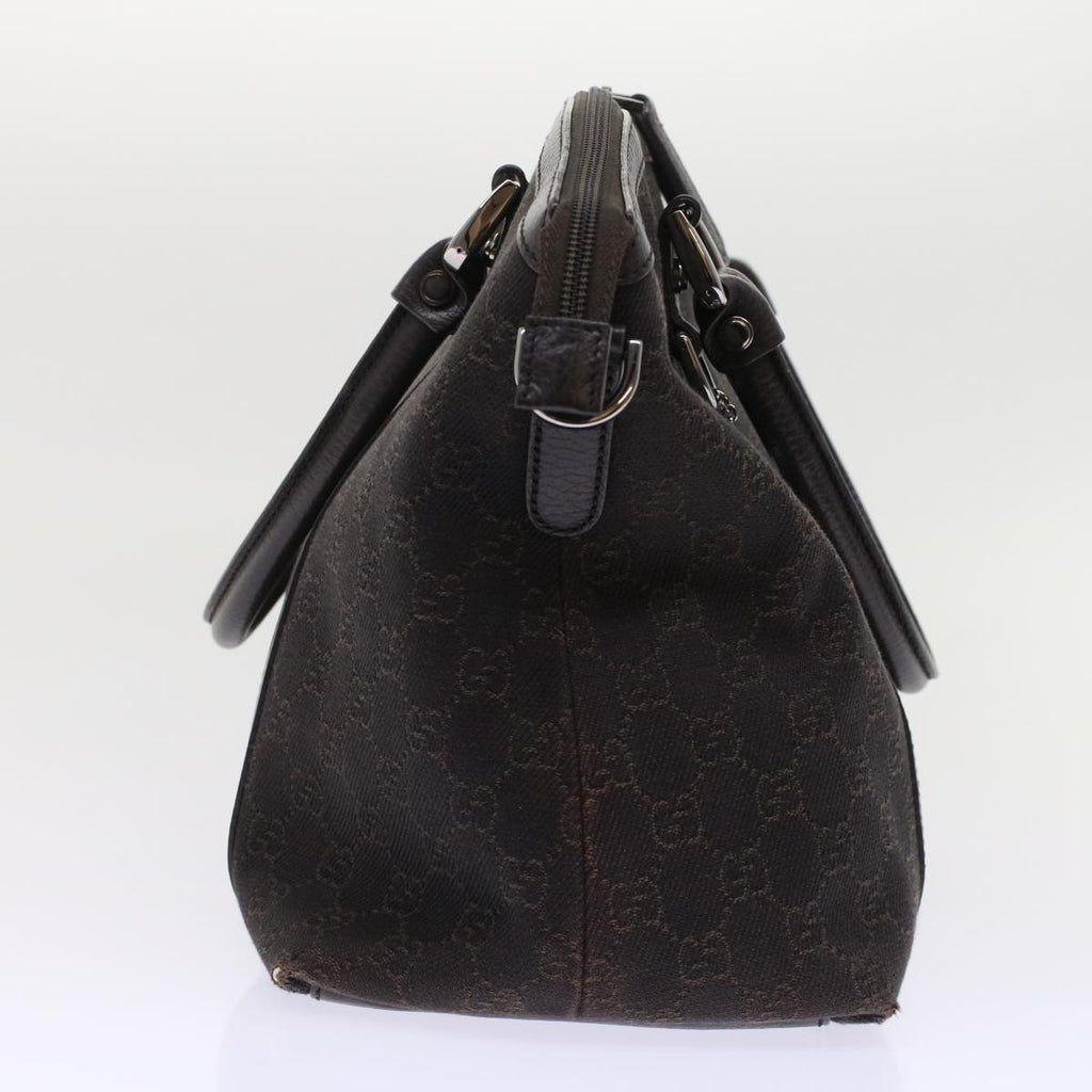 GUCCI GG Canvas Hand Bag 2way Brown 49293