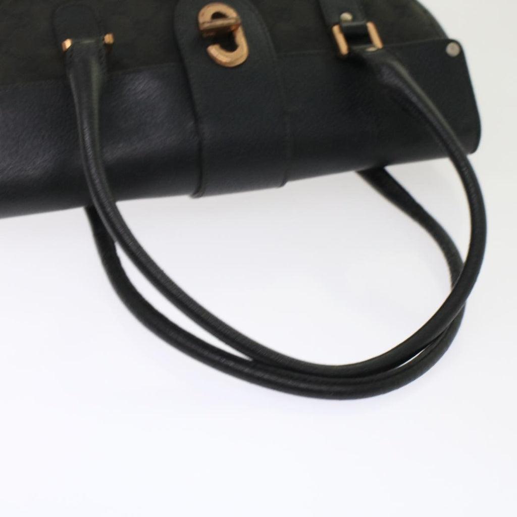 GUCCI GG Canvas Hand Bag Black 49297