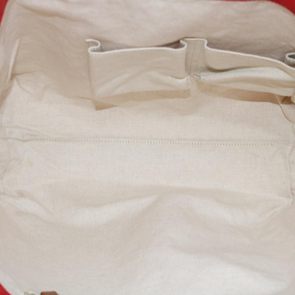 GUCCI GG Canvas Hand Bag Red 282439 49409