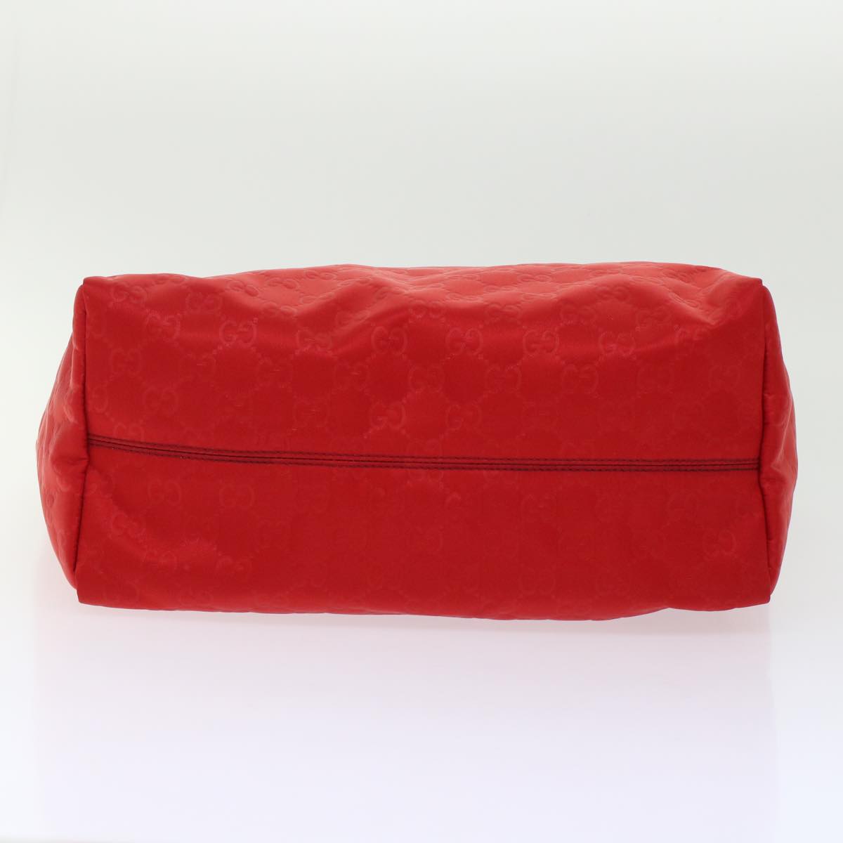GUCCI GG Canvas Hand Bag Red 282439 49409