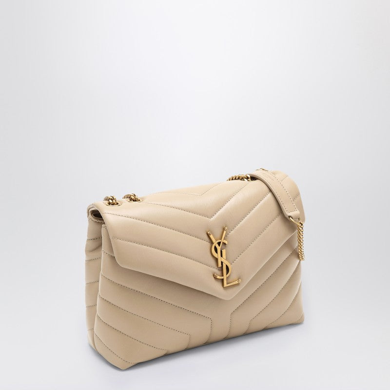Saint Laurent Dark Beige Loulou Small Bag Women