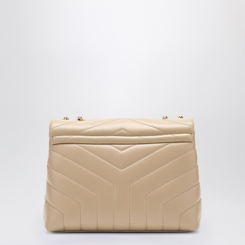 Saint Laurent Dark Beige Loulou Small Bag Women