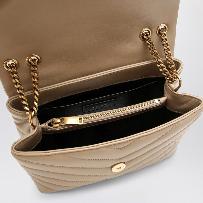 Saint Laurent Dark Beige Loulou Small Bag Women