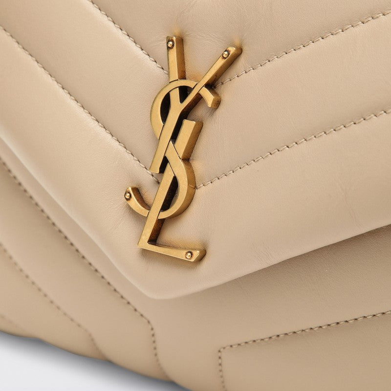 Saint Laurent Dark Beige Loulou Small Bag Women
