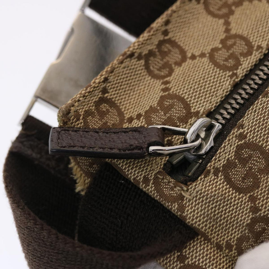 GUCCI GG Canvas Waist bag Beige 28566 49488