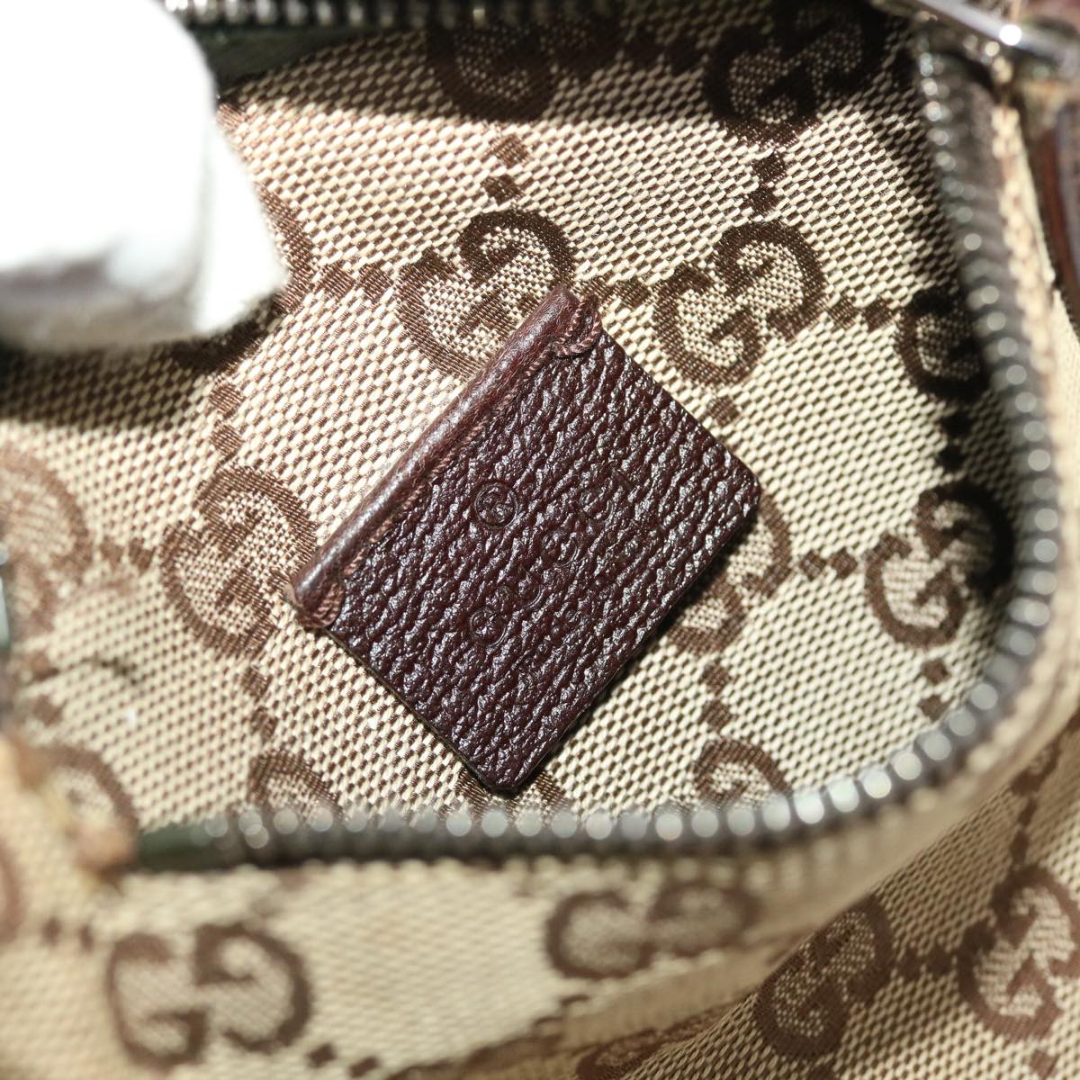 GUCCI GG Canvas Waist bag Beige 28566 49488
