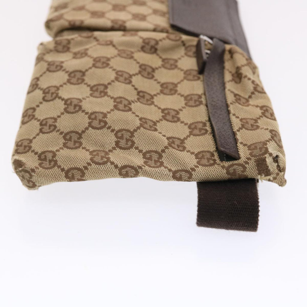 GUCCI GG Canvas Waist bag Beige 28566 49488